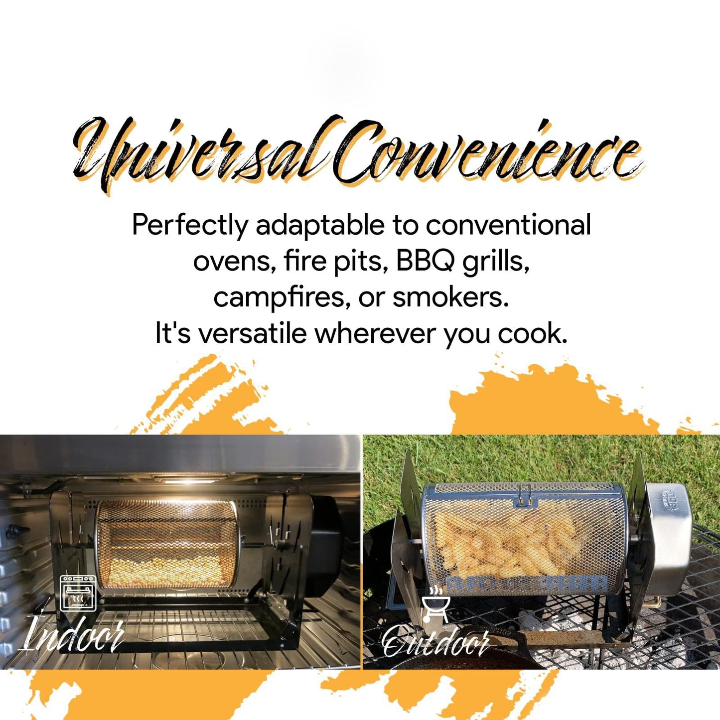 🎁 Warehouse Clearance🏆 10,000 Sold This Month✨Ultimate Rotisserie Grilling Bundle | Versatile, Eco-Friendly Outdoor & Kitchen Cooking