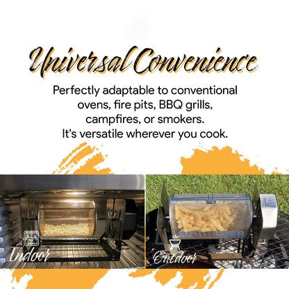 🎁 Warehouse Clearance🏆 10,000 Sold This Month✨Ultimate Rotisserie Grilling Bundle | Versatile, Eco-Friendly Outdoor & Kitchen Cooking