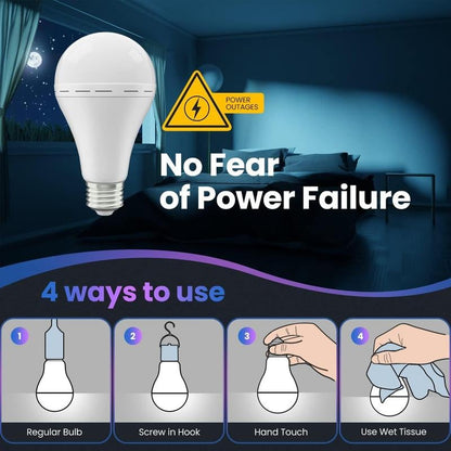 🏆Limited Edition🔥3,155 sold in last 24 hours🔥Rechargeable Emergency Light Bulbs