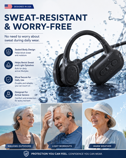 🏆Flash Sale⚡ 50K+ SOLD⏰👂Revitalize your ears again💖Advanced Bone Conduction Smart Hearing Headphones Pryxo™ X7