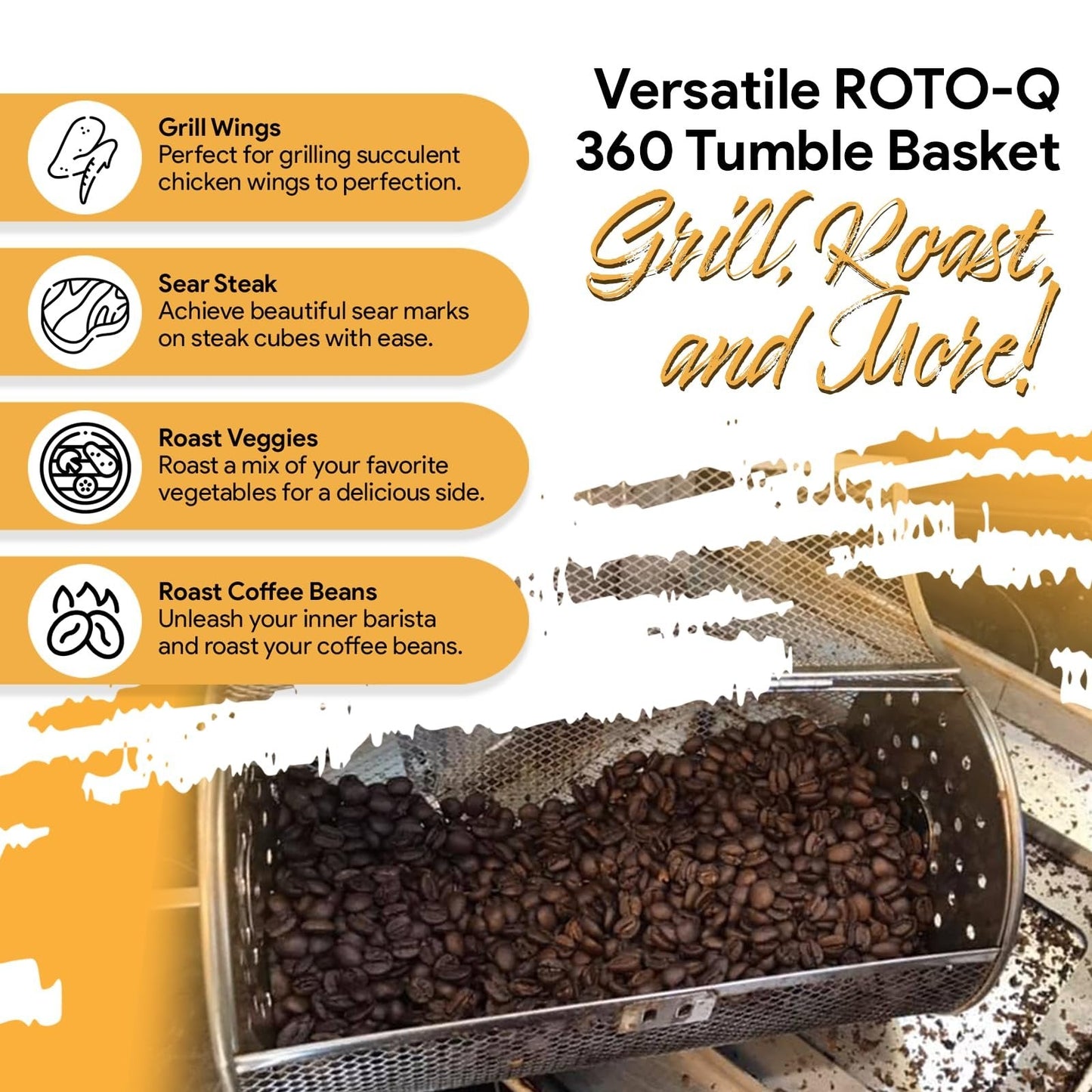 🎁 Warehouse Clearance🏆 10,000 Sold This Month✨Ultimate Rotisserie Grilling Bundle | Versatile, Eco-Friendly Outdoor & Kitchen Cooking