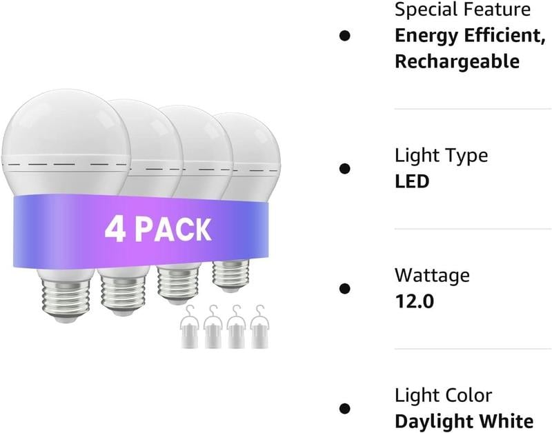 🏆Limited Edition🔥3,155 sold in last 24 hours🔥Rechargeable Emergency Light Bulbs